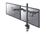 2-fach-Monitorarm NewStar FPMA-D550DBLACK, bis 32“, neig-/dreh-/schwenkbar, höhen- & tiefenverst.