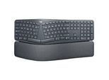 Logitech® ERGO K860 drahtlose ergonomische Tastatur, Handflächenhebefunktion, 2 Jahre Batterie
