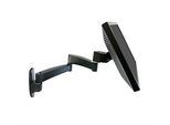 ergotron® 200 Series 2 Extensions Monitorarm, Wandmontage, für 1 Display bis 27″ & bis 11,3 kg, drehbar & neigbar, tiefenverstellbar, VESA, schwarz