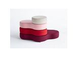 Sitzsystem TAPA Round I, Stoff, modular, mit Drehmechanismus, B 800 x H 620 mm, bordeaux/grau