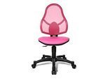 Topstar Kinderdrehstuhl Open Art Junior, ohne Armlehnen, Muldensitz, Netzrücken, pink/schwarz