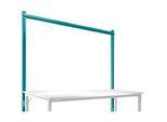 Aufbauportal, Grundtisch STANDARD Arbeitstisch-/Werkbanksystem UNIVERSAL/PROFI, 2000 mm, wasserblau