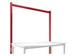 Aufbauportal, Grundtisch SPEZIAL Arbeitstisch-/Werkbanksystem UNIVERSAL/PROFI, 1750 mm, rubinrot