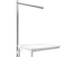 Aufbauportal f. Ansatztisch STANDARD Arbeitstisch-/Werkbanksystem UNIVERSAL/PROFI, 1250 mm, alusilber