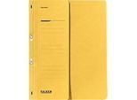 FALKEN Ösenhefter, für DIN-A4, halber Deckel, 1 Stück, gelb