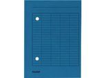 FALKEN Dokumentenmappe, DIN A4, Karton, blau