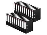 herlitz Ordner maX.file protect, DIN A4, Rückenbreite 80 mm, 20 Stück, schwarz