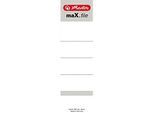 herlitz protect Rückenschild, Rückenbreite 80 mm, Einsteckschild, 10 Stück