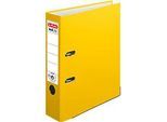 herlitz Ordner maX.file protect, DIN A4, Rückenbreite 80 mm, gelb