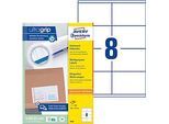 AVERY Zweckform Universal-Etiketten 3426, ultragrip, 105 x 70 mm, 800 Stück
