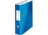 LEITZ® Ordner WOW 1005, DIN A4, Rückenbreite 80 mm, blau