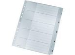 LEITZ® Kunstoffregister, Zahlen 1-5 (5 Blätter), Nr. 1283