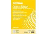 Schäfer Shop Select Wetterfeste Etiketten, 45,7 x 21 mm, Polyester weiss, 20 Blatt