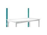Aufbauportal, niedrig, Grundtisch STANDARD Arbeitstisch/Werkbank UNIVERSAL/PROFI, wasserblau