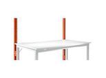 Aufbauportal, niedrig, Grundtisch STANDARD Arbeitstisch/Werkbank UNIVERSAL/PROFI, rotorange