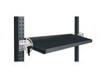 Manuflex Neigbare Ablagekonsole, für Reihe Universal oder Profi, Nutztiefe 345 mm, für Tischbreite 1250 mm, anthrazit