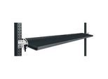 Manuflex Neigbare Ablagekonsole, für Reihe Universal oder Profi, Nutztiefe 345 mm, für Tischbreite 1750 mm, anthrazit