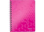 LEITZ Notizbuch WOW 4639, DIN A5, liniert, pink
