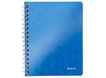 LEITZ Notizbuch WOW 4639, DIN A5, liniert, blau