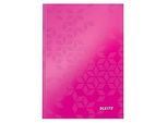 LEITZ Notizbuch WOW 4628, DIN A5, kariert, pink