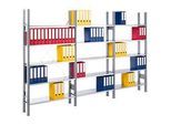 SSI Schäfer Archivregal, Grundfeld, 5 Böden, B 995 x T 300 mm, verzinkt
