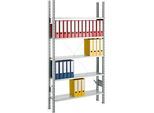 SSI Schäfer Archivregal, Grundfeld, 5 Böden, B 995 x T 300 mm, lackiert