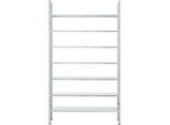 SSI Schäfer Archivregal, Grundfeld, 7 Böden, B 750 x T 300 mm, verzinkt