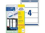 Avery Zweckform L6061, ultragrip, 25 Ordner-Etiketten, 59 x 192 mm