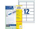 AVERY Zweckform 3659-200 Universal-Etiketten, ultragrip, 97 x 423 mm, DP INTERNETMARKE geeignet