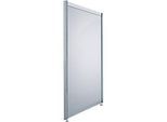 Stellwand gerade niedrig, Dekor silber