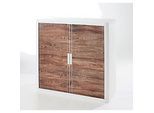 Rollladenschrank, Rollladen Eiche Vintage, Höhe 1040 mm