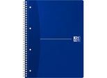 Oxford Office-Collegeblock, DIN A4+, 70 Blatt kariert, 5er Pack, blau