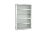 Schäfer Shop Select Stahlregal MS iCONOMY, 5 Ordnerhöhen, B 1200 x T 400 x H 1935 mm, lichtgrau RAL 7035