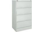 Schäfer Shop Select Hängeregistraturschrank MS iCONOMY, Stahl, 2-bahnig, offener Rahmen, B 780 mm, alusilber RAL 9006