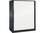 Rollladenschrank ASISTO C 3000, 3 Ordnerhöhen, B 1000 mm, anthrazit/weiss