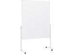 Magnetoplan Moderationstafel, fahrbar, 3 Oberflächen zur Auswahl, standfest, weiss