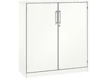 Flügeltürenschrank ASISTO C 3000, 3 Ordnerhöhen, B 1200 mm, weiss/weiss