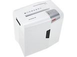 Aktenvernichter HSM shredstar X5, Sicherheitsstufe 4, Partikelschnitt 4,5 x 30 mm, 5 Blatt, weiss-silber