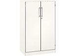 Flügeltürenschrank ASISTO C 3000, 3 Ordnerhöhen, B 800 mm, weiss/weiss