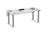 Treston QuatreX Gestell, elektrisch verstellbar, bis 300 kg, B 1825 x T 750 mm, lichtgrau RAL 7035