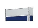 Franken Stellwandtafel ECO beidseitig Schreibtafel, Aluminiumrahmen, 1200x300 mm