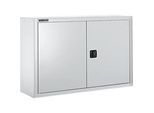 Schäfer Shop Select Aufsatzschrank MS 8409i, B 950 x T 400 x H 800 mm, 1 Boden, Stahl, lichtgrau RAL 7035/lichtgrau RAL 7035