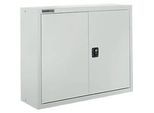 Schäfer Shop Select Aufsatzschrank MS 8408i, B 800 x T 400 x H 800 mm, 1 Boden, Stahl, lichtgrau RAL 7035/lichtgrau RAL 7035