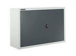 Schäfer Shop Select Aufsatzschrank MS 8412i, B 1200 x T 400 x H 800 mm, 1 Boden, Stahl, lichtgrau RAL 7035/anthrazitgrau RAL 7016