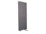 Akustik-Raumteiler Luxor, 1 Panel, mit Standfüssen, ca. 7 kg, B 600 x T 35 x H 1680 mm, recycelte Materialien, schiefergrau