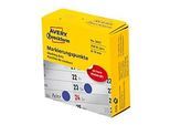 Avery Zweckform Markierungspunkte Spenderbox, permanent haftend, Dm. 19 mm, blau