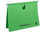Schäfer Shop Select Hängehefter, für Formate bis Din A4, Heftzunge oben, grün