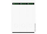 LEITZ® Rückenschilder lang, PC-beschriftbar, Rückenbreite 50 mm, selbstklebend 125 St., hellgrau