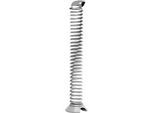 Kabelspirale, Ausziehhöhe 1300 mm, Ø 90 mm, vertikal bis zum Boden, universell, Kunststoff, silbergrau