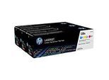 HP 128A Tri-pack LaserJet CF371AM Toner color, original